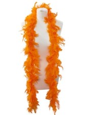 Beautiful Orange Feather Boa &ndash; 50g -180cm