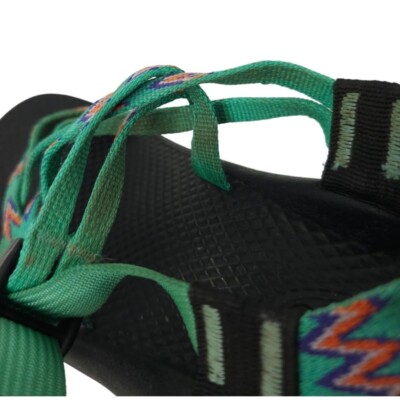 Chaco ZX1 Ecotread Sports Sandals Kids Size 4 Mint Leaf Green