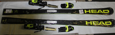 NEW HEAD WC Rebels e-Race SW RP skis 160cm+ Freeflex 14 bindings