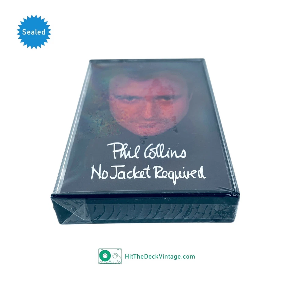 Phil Collins - No Jacket Required Cassette Tape (1985) US 1st SEALED - Image 4 of 4