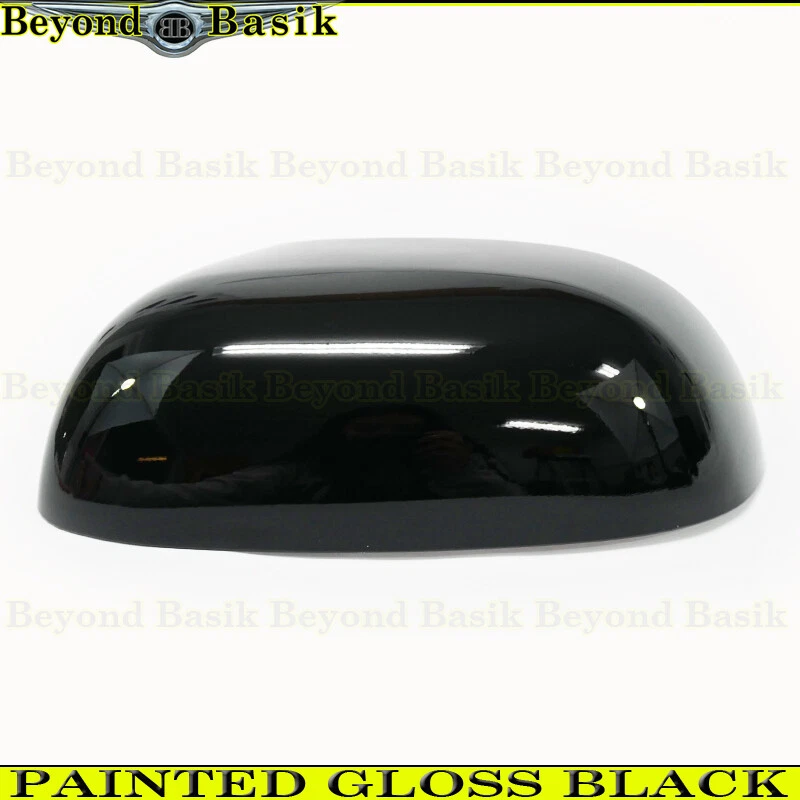 For 2014 15 16 17 18 2019 Kia Soul GLOSS BLACK Mirror COVERS NO Turn Signal Hole - Изображение 3 из 4