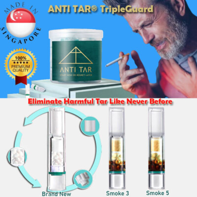 ANTI TAR TripleGuard Disposable Cigarette Filter Tips   Tar Trap (50 Count)