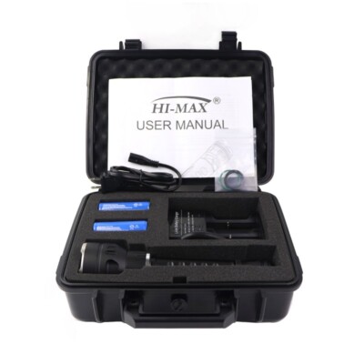 Linterna de buceo HI-MAX X7  3000 lúmenes 3 LED CREE XM-L 2 U2