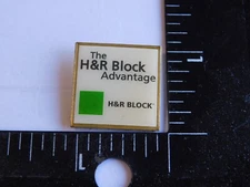 THE H&R BLOCK ADVANTAGE ADVERTISEMENT PIN