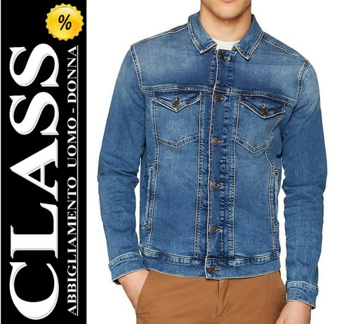 GIACCA JEANS UOMO TOMMY HILFIGER JEANS Mod. DM0DM05790 (911) Trucker Jack  (-30%) | eBay
