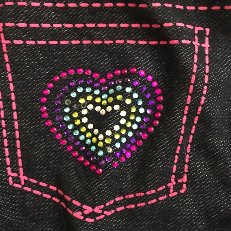 Sanrio HELLO KITTY Bebé Niña Jeans Efecto Suave Capri Leggings 3/4 Pantalones Talla 5 Foto 4 de 4