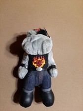 HD Harley Davidson 12" Plush Bulldog Stuffed Animal Biker Puppy Dog  1993 NWT