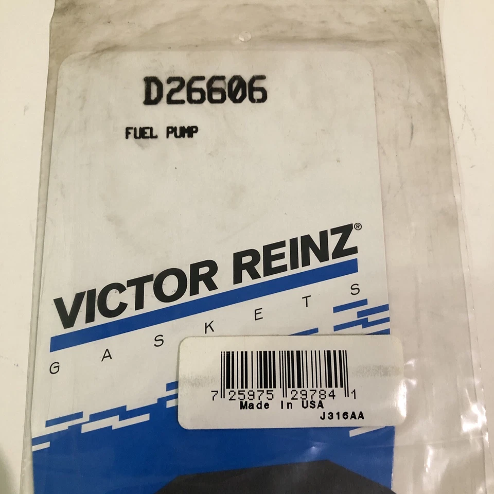 Junta de montaje de bomba de combustible Victor D26606 D-26606 totalmente nueva Foto 3 de 3