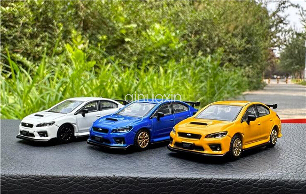 1/64 JKM Subaru STI Racing Car Metal Diecast Model Toys Car Boys Girls Gifts