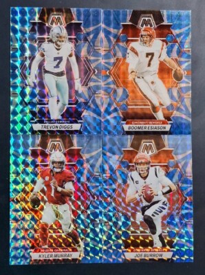 2023 Mosaic Football REACTIVE BLUE PRIZMS 1-250 You Pick - 2 Card Minimum