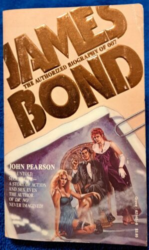 JAMES BOND: THE AUTHORIZED BIOGRAPHY OF 007 ● GROVE PRESS 1986 FIRST PRINTING PB - Picture 1 of 5
