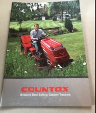 COUNTAX Gamma Trattori Giardino Ride On Brochure Vendita Originale Anni 2000