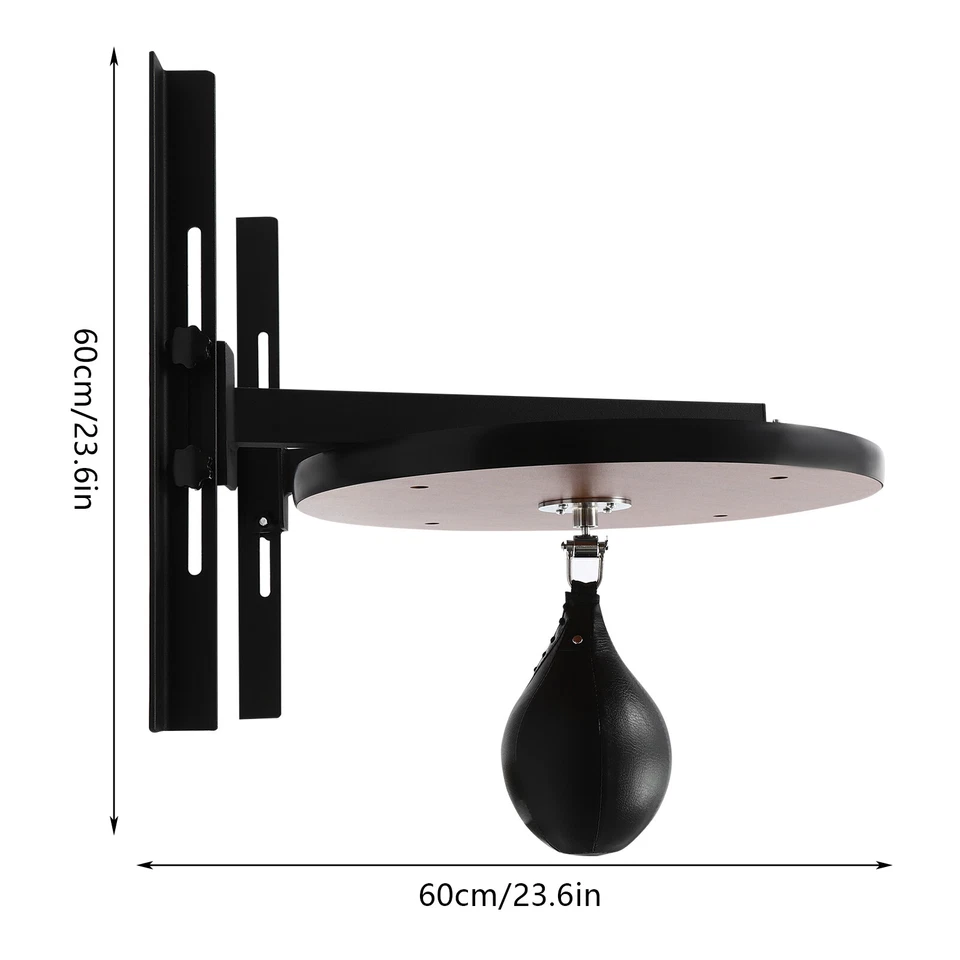 Plataforma de bolsa de velocidad montada en la pared para el hogar para entusiastas del boxeo plataforma de bolsa de velocidad Foto 3 de 4