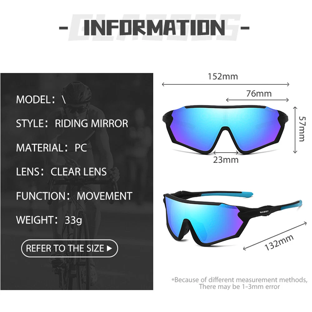 Polarized Sports Sunglasses Outdoor Cycling Driving Fishing