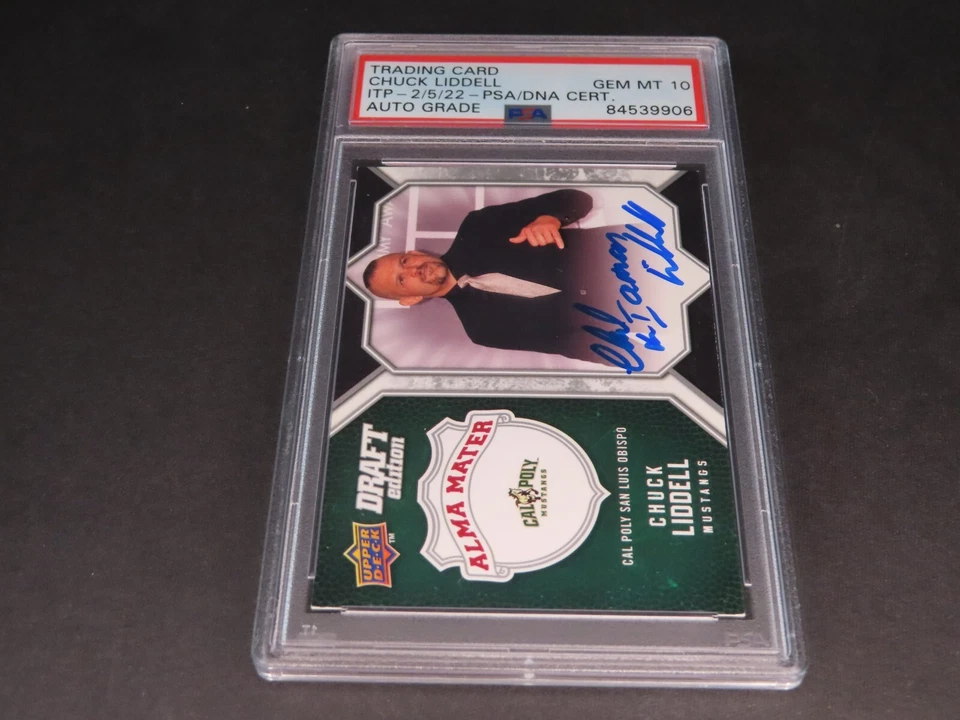 Chuck Liddell Signed 2009-10 Upper Deck Draft Edition Card #AM-CL PSA/DNA COA - Image 4 of 4