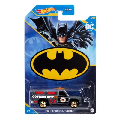 Hot Wheels 1:64 Batman Gotham HW Rapid Responder Metal Diecast Car Model Toy