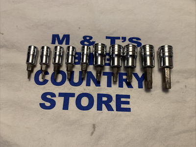 #ad Snap on USA 10pc Combination Drive TORX Tamper Resistant Socket Set 210EFTXRY $250.00