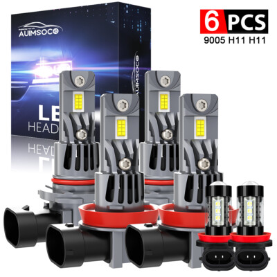 Para For Chrysler Pacifica 2017-2020 Combo LED faro haz alto-bajo+luz antiniebla