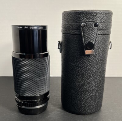 SOLIGOR 80-200mm F4.5 Multicoated Zoom+Macro C/D Auto Lens F Mount + Kenko Lens
