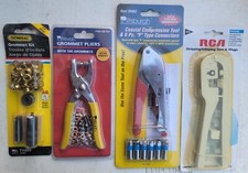 LOT of New STRIPPER Crimping COMPRESSION tools Ethernet RJ45 PHONE RJ11 COAXIAL
