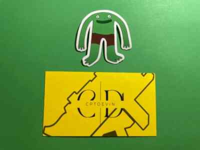 Smiling Friends: Mr. Frog Waterproof Sticker 1X