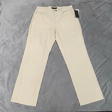 Kenneth Cole Pants Mens 33x30 Khaki Performance Tech Chino Lightweight NWT