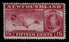 CANADA - Newfoundland GVI SG263c, 15c claret, M MINT. Cat £26.