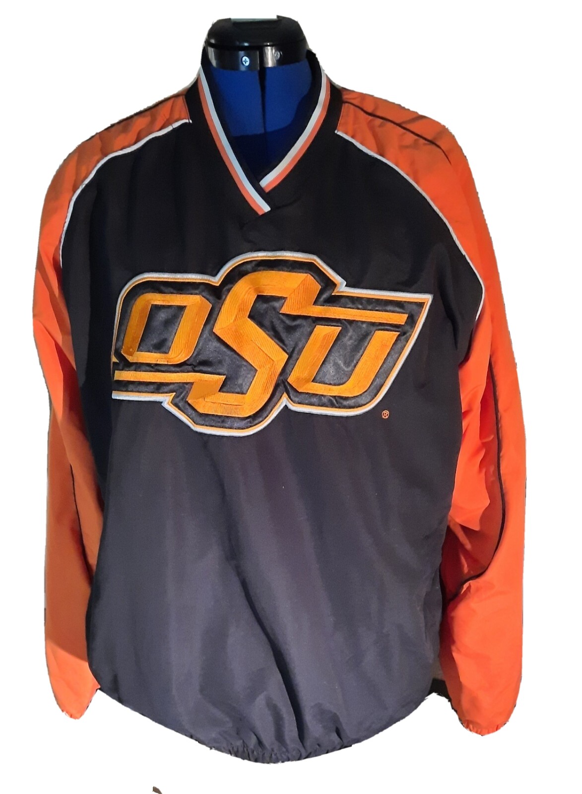 Mens Lined Pullover Jacket, Size 