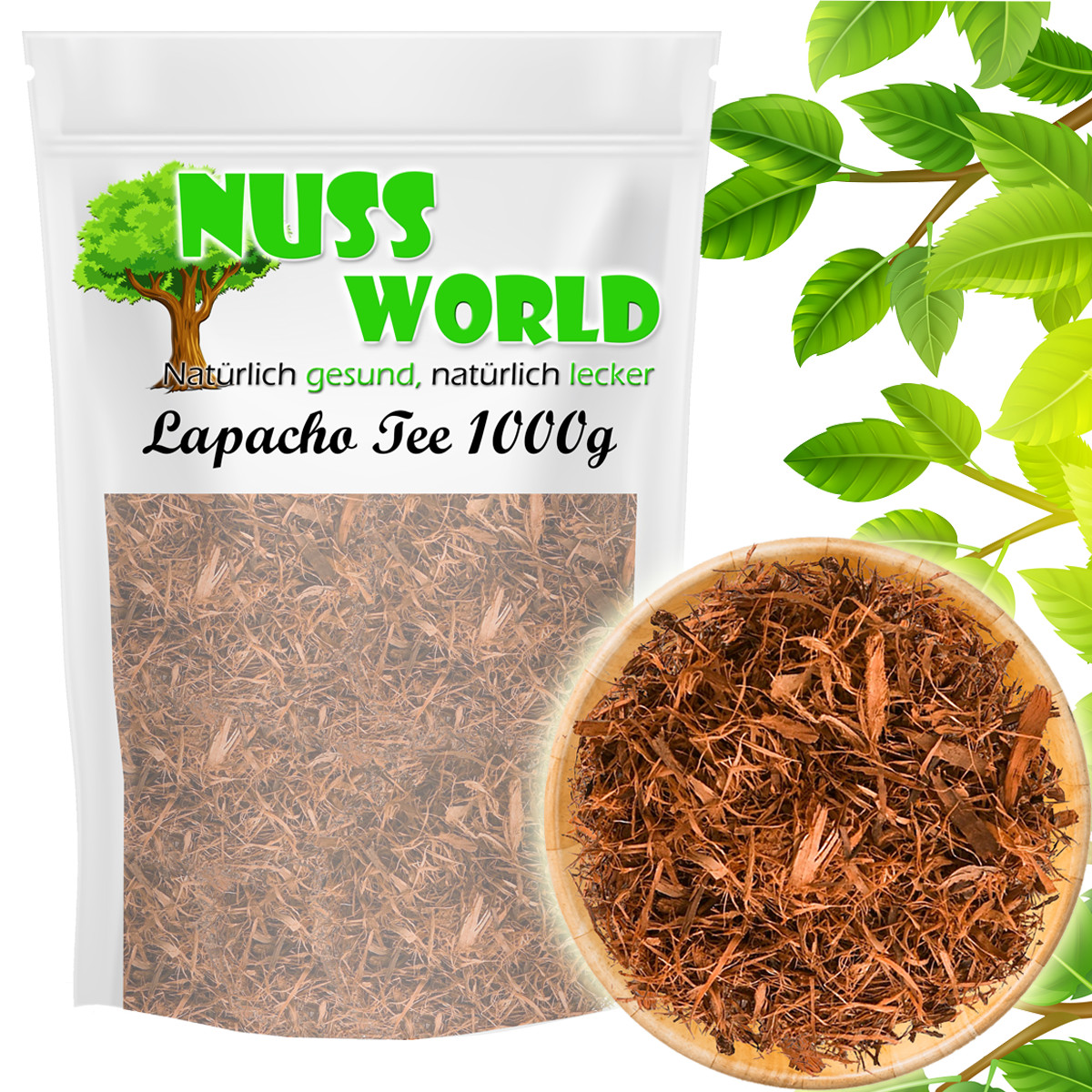 1 Kg Lapacho Tee | Lapachorinde aus Brasilien | natürlich | vegan
