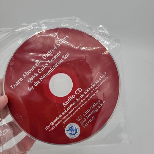 Learn United States 100 Question/ Answers Naturalization Test CD (CD ONLY)