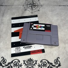Zoop (Super Nintendo SNES, 1995) Authentic Cartridge & Manual Only - CLEAN CART