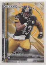 2014 Topps Strata Gold Troy Polamalu #97 HOF 1h5