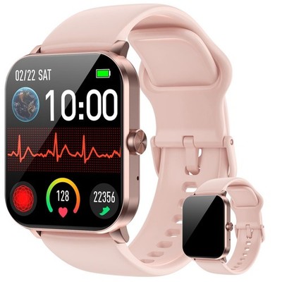 für Männer, 1,85'' Fitness Tracker mit Annehmen/Anrufen tätigen, IP68 Wasserdicht, Hören...