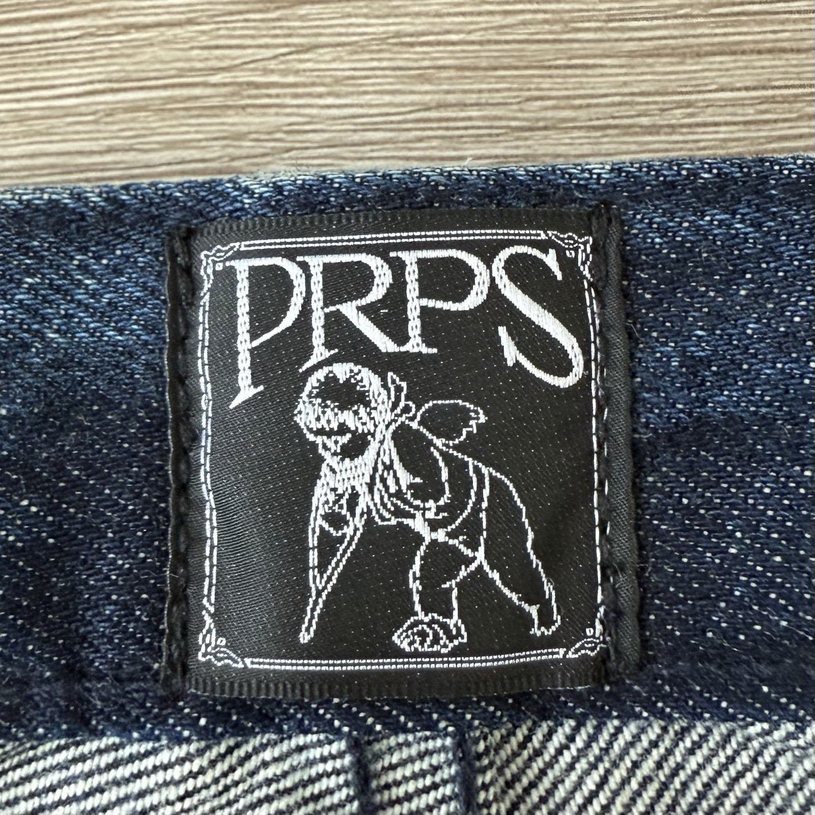 PRPS Distressed Boro Sashiko Patchwork Faded Deni… - image 4