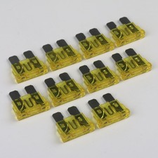 10-300pcs Yellow ATC/ATO 20 Amp Standard Blade Fuses 32V for Car Truck RV US