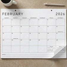Aesthetic 2026 Desk Calendar Jan 2026 Until July 2027 Large 16x12 Inch Office