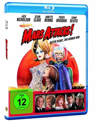Mars Attacks (1996)[Blu-ray/Neu/OVP] von Tim Burton mit Jack Nicholson, Glenn Cl