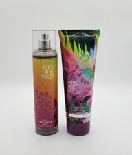 Bath & Body Works Into the Wild Fine Fragrance Body Mist & Body Cream Set of 2