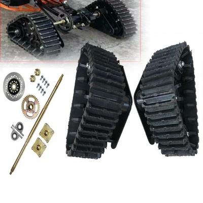 32'' Rear Axle Kit & Snow Sand Wheel Track Tracks Go Kart ATV UTV Snowmobile Race