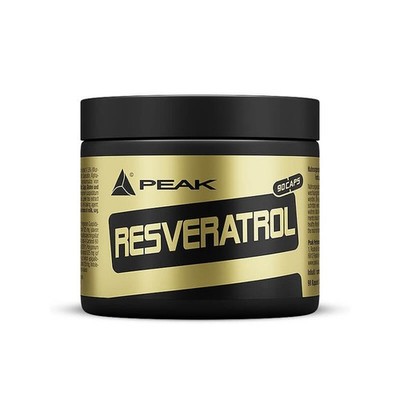 (216,67 EUR/kg) Peak Resveratrol 90 Kapseln Gesundheit Diät Curcuma Vitamin C