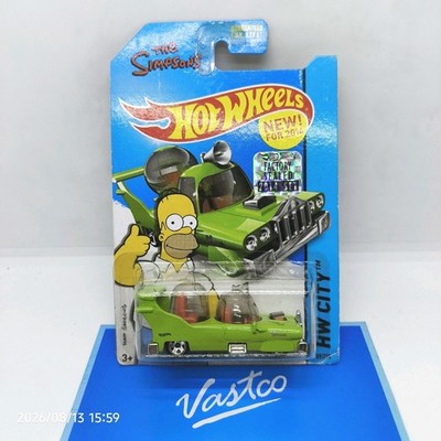 Hot Wheels The Homer grün 2014 HW City The Simpsons BDC92 Spielzeug Druckguss...