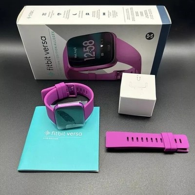 Fitbit Versa lite Smartwatch Sleeping Heart Rate Monitor Activity Tracker S&L