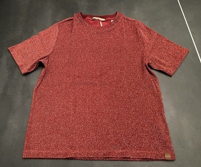 Weihnachtliches Oberteil ~ rot ~ Glitter ~ Scotch & Soda ~ Starwatcher ~ Gr. XS 