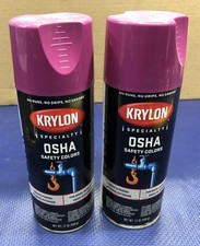 Krylon OSHA Spray Paint 12oz Cans X 2 - Safety Purple 1929