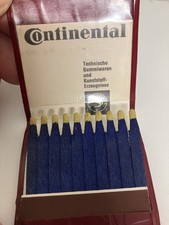 Streichholzheftchen Etui CONTINENTAL Gummi Reifen Werbung Top Sammler Zustand