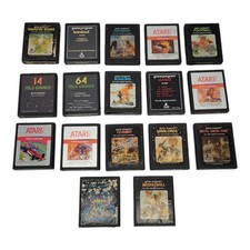 Atari 2600 Game Cartridges Lot of 17 Vintage Games Haunted House Breakout