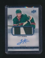 LUKE KUNIN 2017-18 UPPER DECK PREMIER RC PATCH AUTO 077/299 #AR-LK