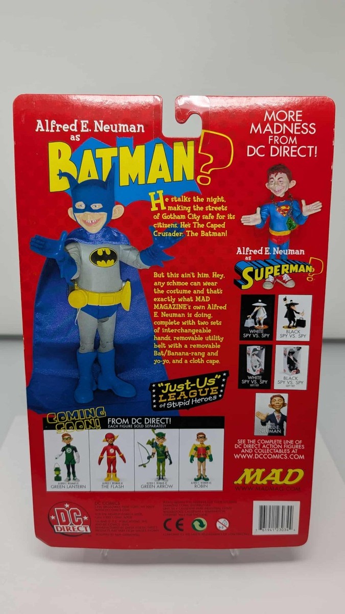 RARE Collectible Mad Mag Series 1 Alfred E Neuman Batman DC Direct