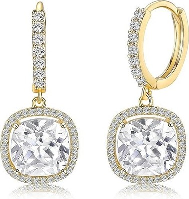 Aretes 18K Brincos Femininos Pendientes Joyeria Fina de Moda De Oro Para Mujer