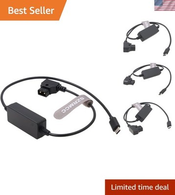 Versatile USB-C Type-C to D-Tap Power Cable - Fast Charging & 24in Length